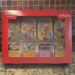 Pokemon TCG: Scarlet & Violet 151 Mini Tins 4- Pack + 4 PROMO CARDS - SAMS CLUB! - Image 1