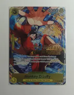 Monkey D Luffy Pre Release Winner P-036 One Piece Card Game TCG Tournament - Image 1