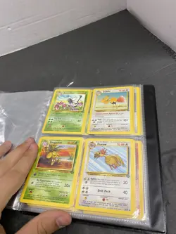 POKEMON 1999 Wizards of the Coast Trading Card Game Collector's Album With Cards 742818083201 - Image 4