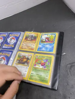 POKEMON 1999 Wizards of the Coast Trading Card Game Collector's Album With Cards 742818083201 - Image 5