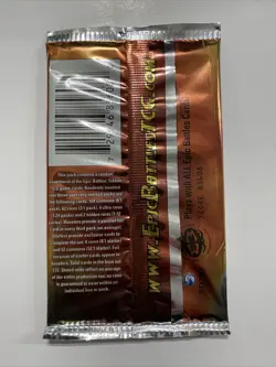 Epic Battles Tekken 5 First Edition Booster Pack Trading Card Game TCG CCG New! - Image 2