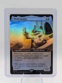 Magic The Gathering Avatar The Last Airbender Monk Gyatso 0173 Extended Art Foil - Image 1