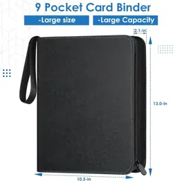900 Pockets 9-Sleeve Trading Card Binder Album for MTG TCG Sports Cards - Image 3