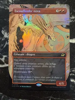 MTG EOE Surreal Space 309 - Nova Hellkite FOIL FR - NM French - Image 1