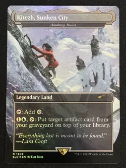 1x MTG Kitezh, Sunken City - Academy Ruins (Foil) - Secret Lair Drop Serie (SLD) - Image 1
