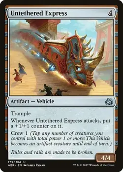 1x Untethered Express NM Eng MTG - Aether Revolt - Image 1