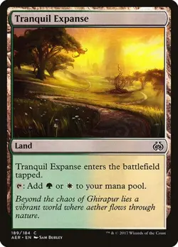 1x Tranquil Expanse - Planeswalker Deck NM Eng MTG - Aether Revolt - Image 1