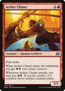 1x Aether Chaser NM Eng MTG - Aether Revolt - Image 1