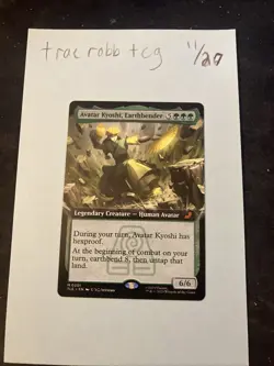 Avatar Kyoshi, Earthbender (Extended Art) NM - Avatar: The Last Airbender MTG - Image 1