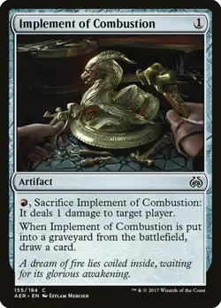 1x Implement of Combustion NM Eng MTG - Aether Revolt - Image 1