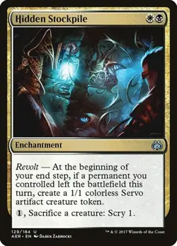1x Hidden Stockpile NM Eng MTG - Aether Revolt - Image 1