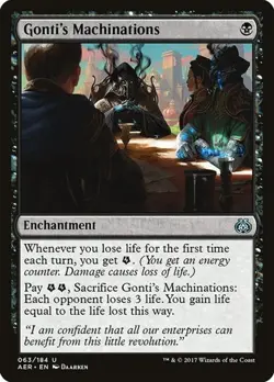 1x Gonti's Machinations NM Eng MTG - Aether Revolt - Image 1