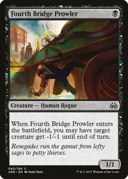 1x Fourth Bridge Prowler NM Eng MTG - Aether Revolt - Image 1