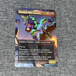 Green Goblin, Nemesis Borderless 0023 MTG Marvel's Spider-Man Rare Non Foil - Image 1