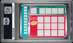 Pokemon Snorlax 1997 TOMY Unscratched Scratch Card PSA 8 - Image 2