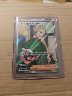 Lt. Surge’s Bargain 170/132 - Ultra Rare - Pokemon Mega Evolution - NM - Image 1