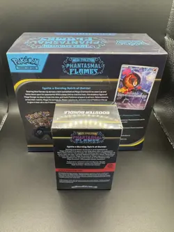 Sealed Pokemon TCG Phantasmal Flames ETB Elite Trainer Box & Booster Bundle - Image 5