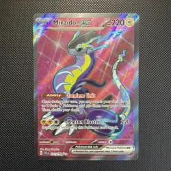 Miraidon ex 227/198 Sv01: Scarlet & Violet Base Set Holo Pokemon TCG Full Art - Image 1