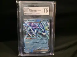 Pokemon 2023 Suicune ex 010/034 TCG Classic CLB Holo CGC 10 GEM MINT - Image 1