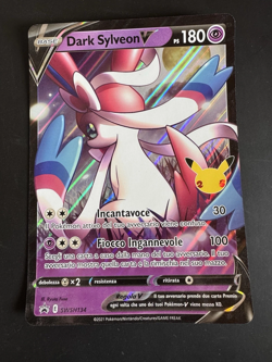 POKEMON - DARK SYLVEON V SWSH134 - HOLO PROMO JUMBO - GRAN FESTA ITA - Image 1