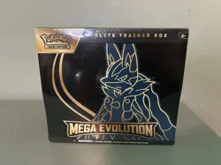 Pokemon TCG Mega Evolution Lucario Elite Trainer Box ETB Sealed - Image 1