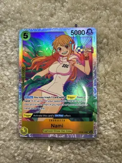 Nami SR OP08-106 ENGLISH NM ONE PIECE Card Game Two Legends - Image 1
