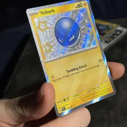 Voltorb 133/091 Paldean Fates Pokemon TCG Card, Baby Shiny Rare, - Image 3