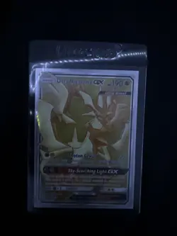 Pokemon Ultra Necrozma GX Full Art Holo Card 127/131 Sm-Forbidden Light - Image 1