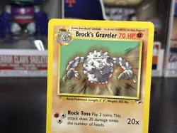 Pokemon TCG Gym Heroes - Brock’s Graveler #40/132 - Common Non-Holo Card - Image 2