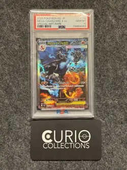 PSA 10 Mega Charizard X ex SAR 110/080 Inferno X M2 Pokemon Card Japanese 2025 - Image 4