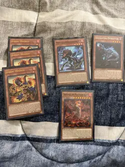 Yugioh Jurrac Fire King Deck+extra Deck + Additional Fire King Cards - Image 2