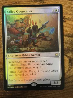 MTG Magic The Gathering Valley Questcaller Rare Foil - Image 1