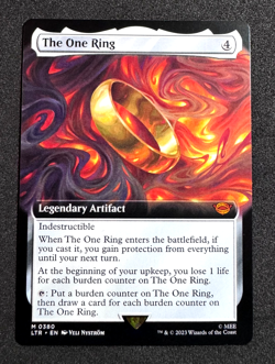 MTG THE ONE RING EXTENDED ART 0380 LORD OF THE RINGS LTR - Image 3