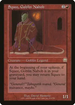 Squee, Goblin Nabob [Mercadian Masques] Near Mint - Image 1