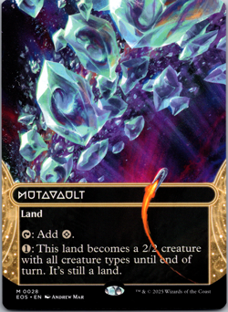 Mutavault (0028) (Borderless) Edge of Eternities: Stellar Sights Regular - Image 1