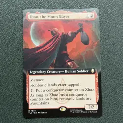 Zhao, the Moon Slayer (Extended Art)- Avatar: The Last Airbender- (Non-Foil)(NM) - Image 1