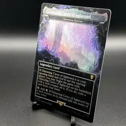 MTG Glittering Caves of Aglarond - Gemstone Caverns - Foil - Borderless, NM-Mint - Image 2