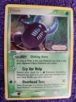 Pinsir 24/92 Legend Maker Stamped Reverse Holo Rare Pokemon *NICE* - Image 1