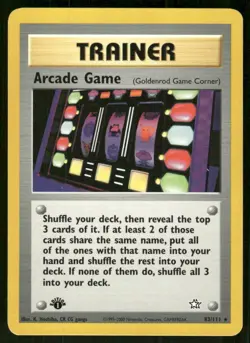 Pokemon Tcg Neo Genesis WOTC NM Regular Arcade Game [1st Edition] #83 - Image 1