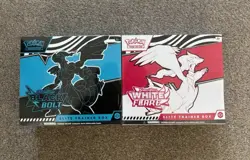Pokemon TCG Black Bolt + White Flare ETB Elite Trainer Box 🌟| SEALED ✅| BOTH ✅ - Image 1