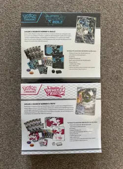 Pokemon TCG Black Bolt + White Flare ETB Elite Trainer Box 🌟| SEALED ✅| BOTH ✅ - Image 2