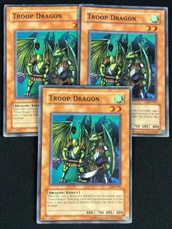 YUGIOH TROOP DRAGON LOD-042 COMMON X3 (LP) - Image 1