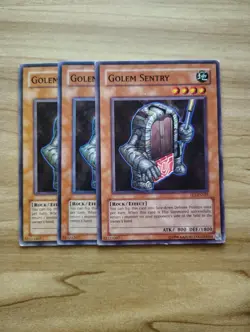 Yu-Gi-Oh! - Golem Sentry 3X - Complete Playset - Image 1