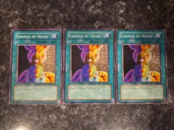 3X Change of Heart SDY-032 - Yugioh Yu Gi Oh! Playset - Image 1