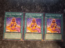 3X Gather Your Mind MFC-087 - Yugioh Yu Gi Oh! 3 Playset 1st Edition - Image 1