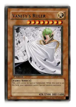 Vanity's Ruler - CDIP-EN024 1st Edition Rare - YuGiOh-LP - Image 1