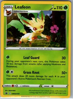 Leafeon SWSH191 Holo SWSH: Sword & Shield Promo Cards - Pokemon Card - NM - Image 1