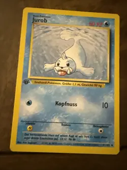 Pokemon Card - Seel Jurob German 1st Edition Base Set 41/102 Uncommon - Image 1