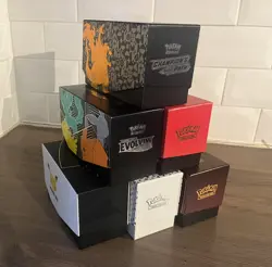 Random ETB Box Filled With 550+ Pokemon Cards, all Mint Condition & Different - Image 1