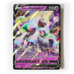 Pokemon - Galarian Rapidash V - SWSH111 - Black Star Promo - Half Art Card - Image 1